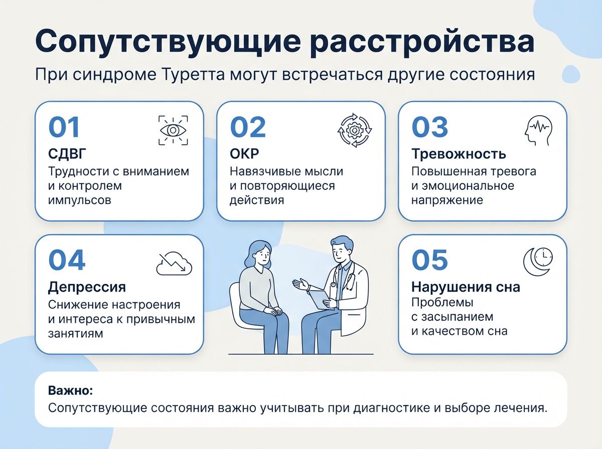 Лечение синдрома Туретта в Борисоглебске инфографика