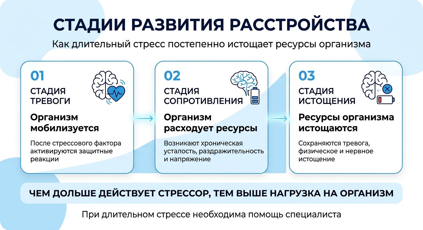 Лечение стресса в Борисоглебске инфографика